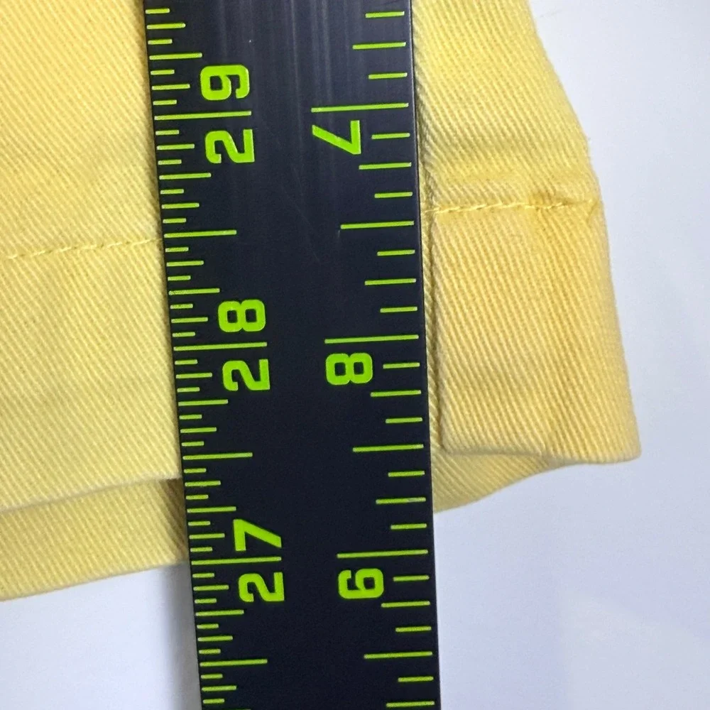VIntage Polo Ralph Lauren Chino Shorts Mens 31 Yellow Pleated Front 100% Cotton